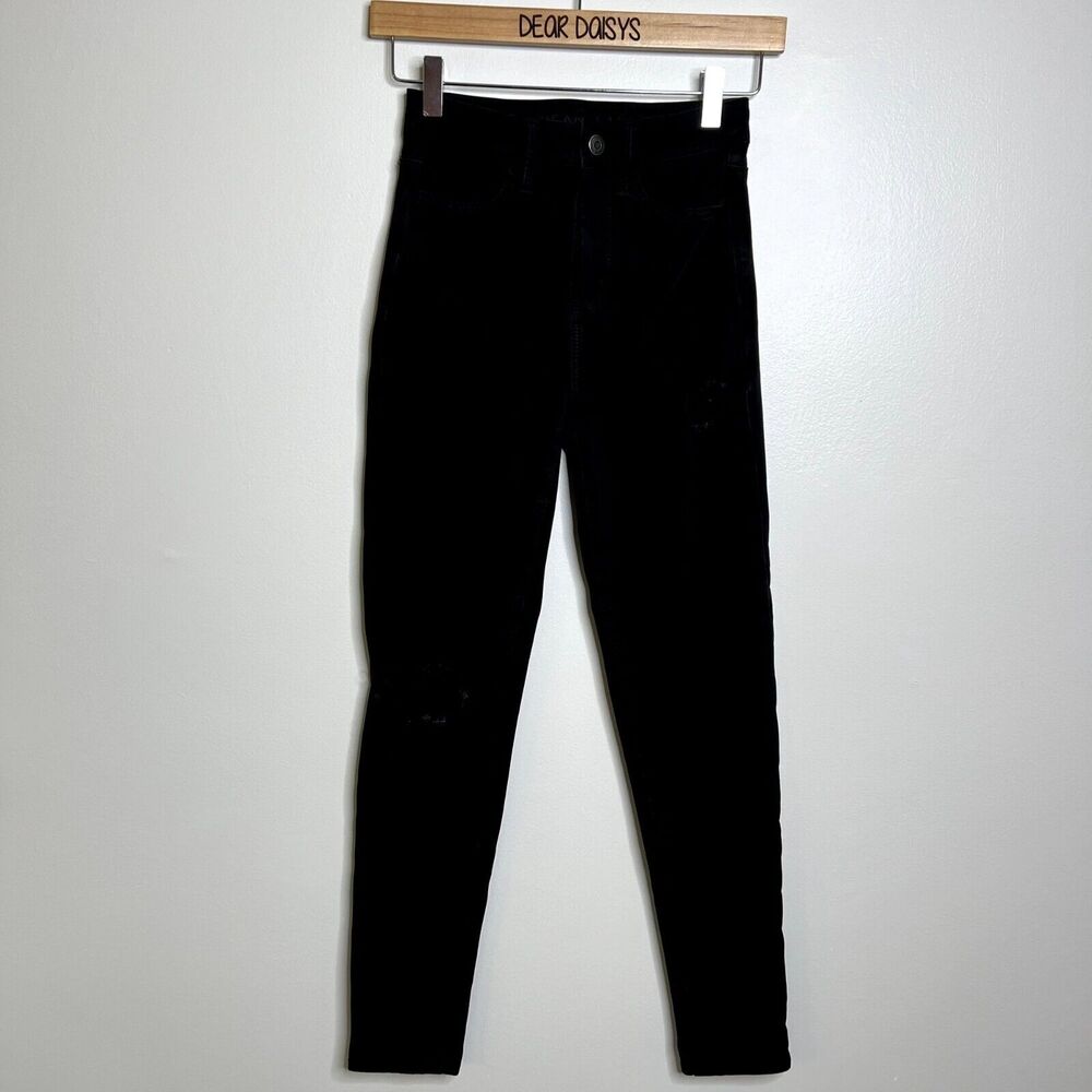 American Eagle Black High Waist Skinny Jeans
